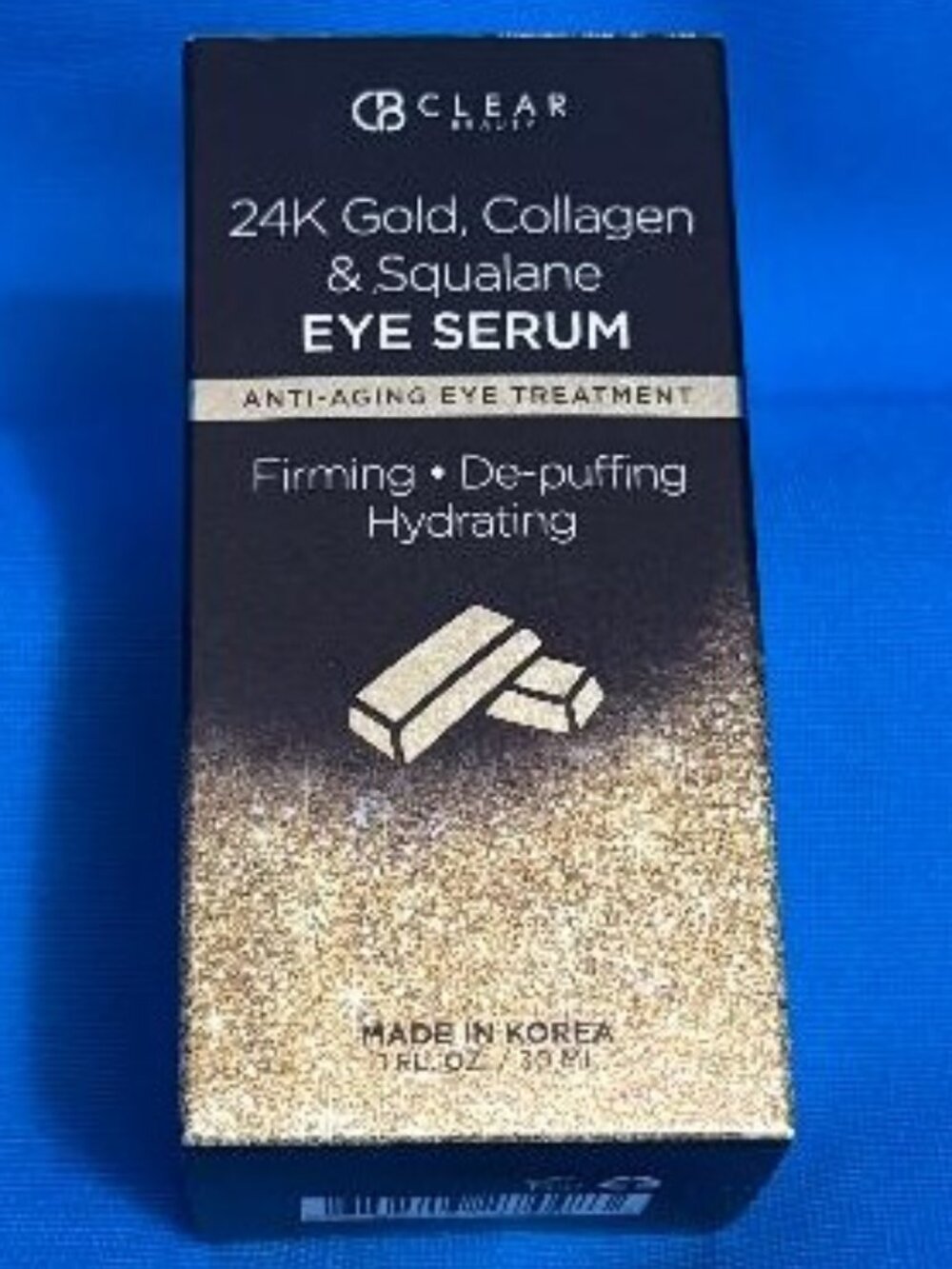 KOREA  KOREAN BEAUTY 24 K / 24K GOLD & COLLAGEN EYE SERUM TREATMENT CLEAR BEAUTY